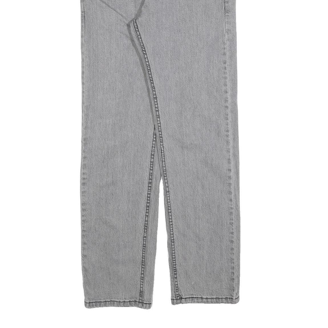 LEVI'S 505 Mens Jeans Grey Regular Straight Denim Medium W31 L30 Classic Fit