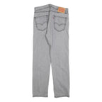 LEVI'S 505 Mens Jeans Grey Regular Straight Denim Medium W31 L30 Classic Fit