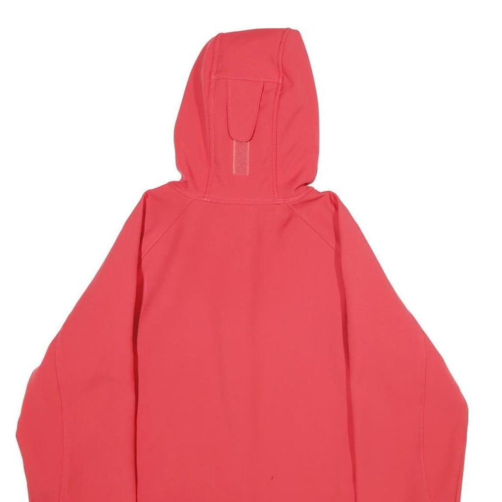 COLUMBIA Womens Red Jacket L Polyester Zip Hooded Casual Outdoor