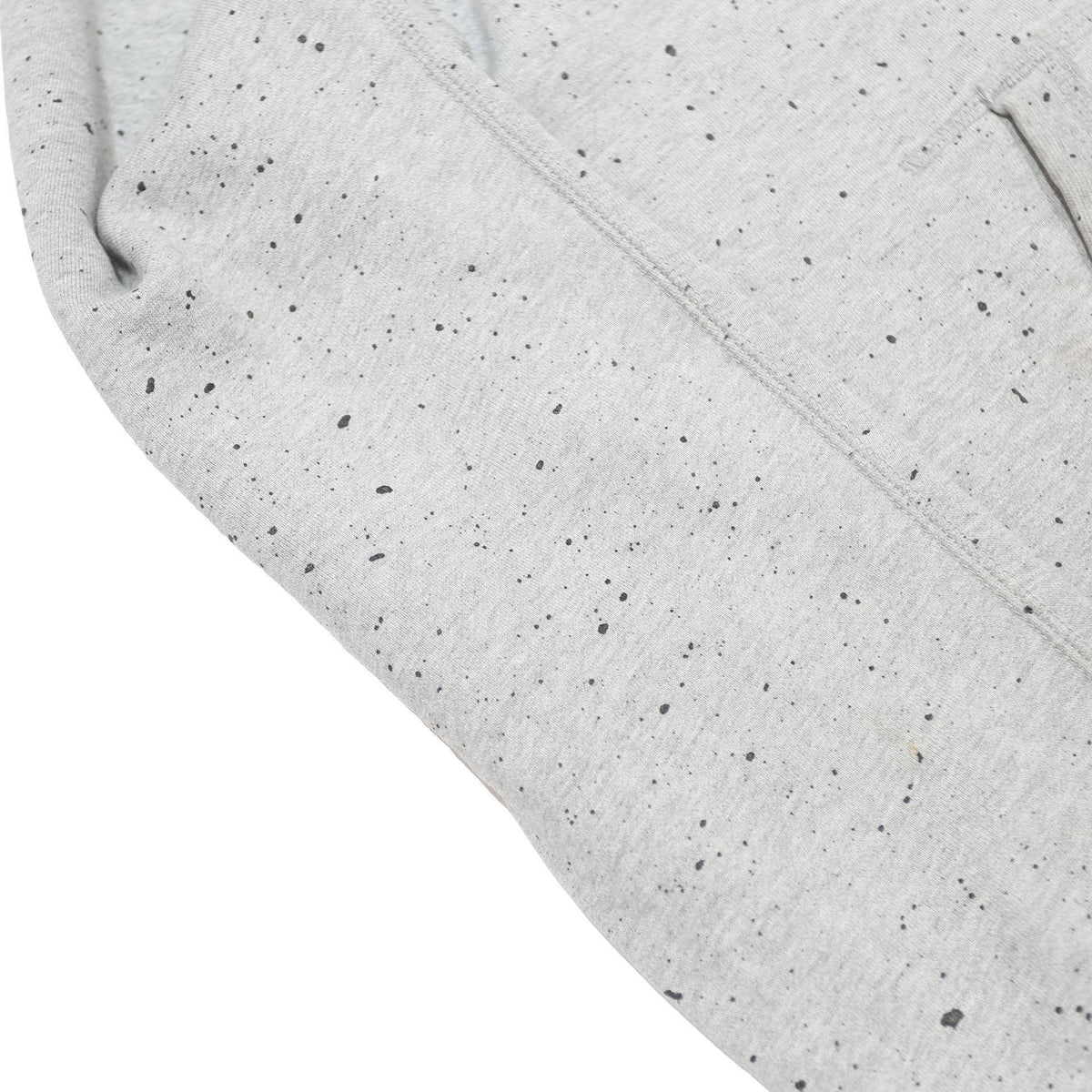 NIKE Womens Grey Speckled Pullover Hoodie L Cotton Blend Casual Sweatshirt