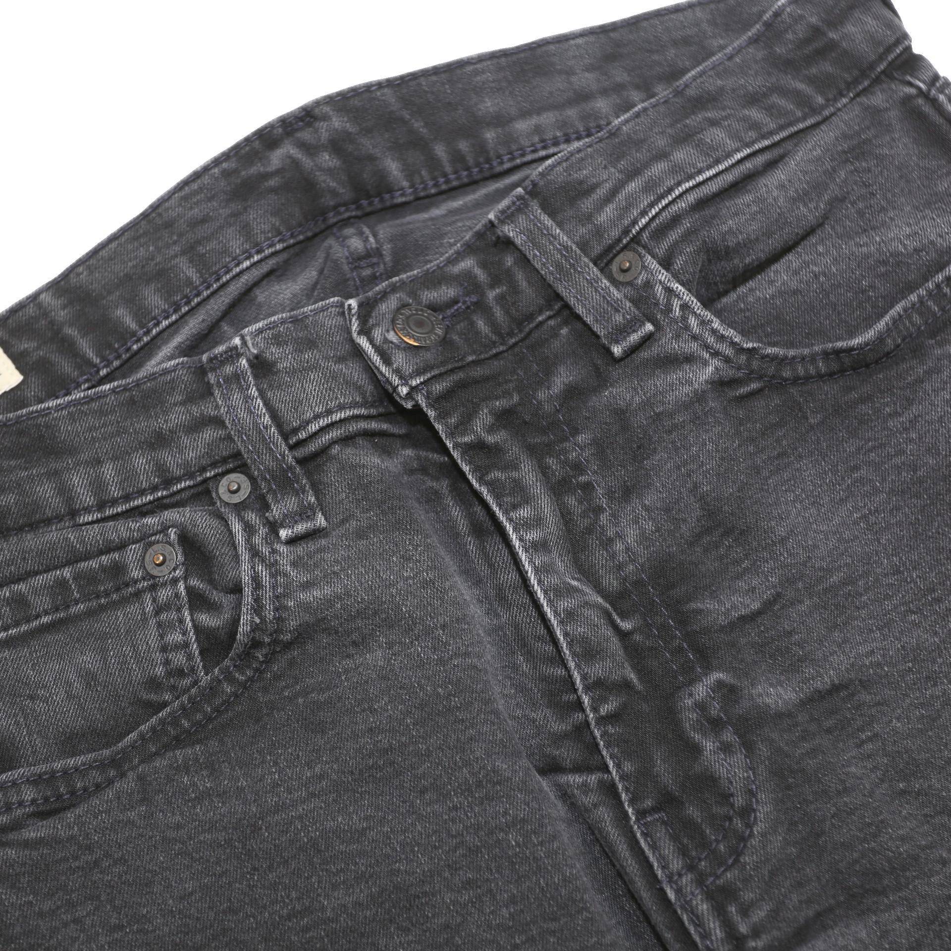LEVI'S Skinnytaper Big E Mens Jeans Black Slim Skinny Denim W30 L32 Stretch Zip