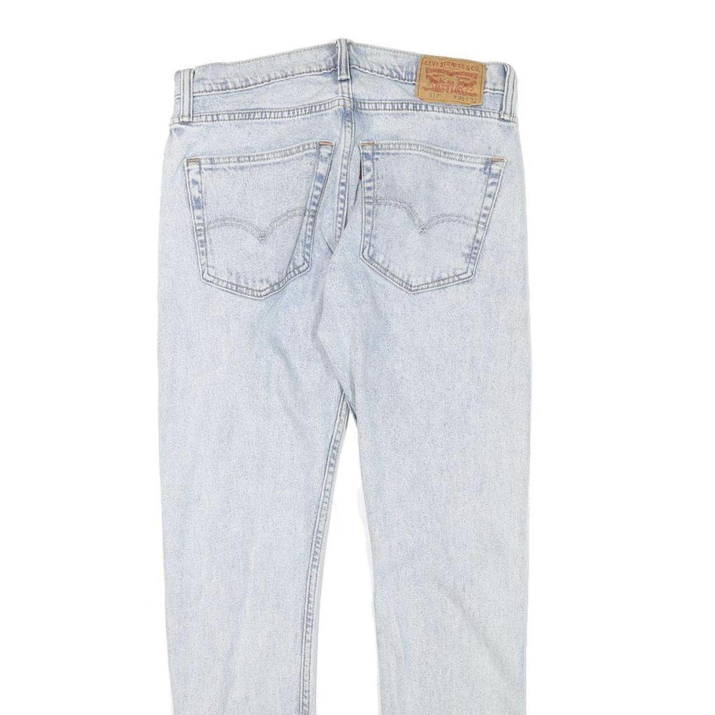 LEVI'S Mens Slim Light Blue Denim Jeans W30 L29 Classic Zip Cotton Blend