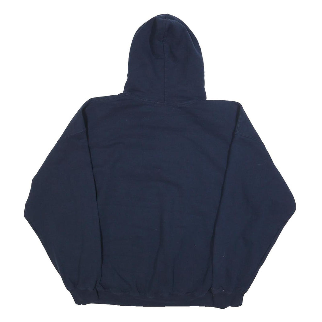 DUBWEAR CLOTHING Mens Navy Blue University Of Lethbridge Hoodie XL Cotton Blend