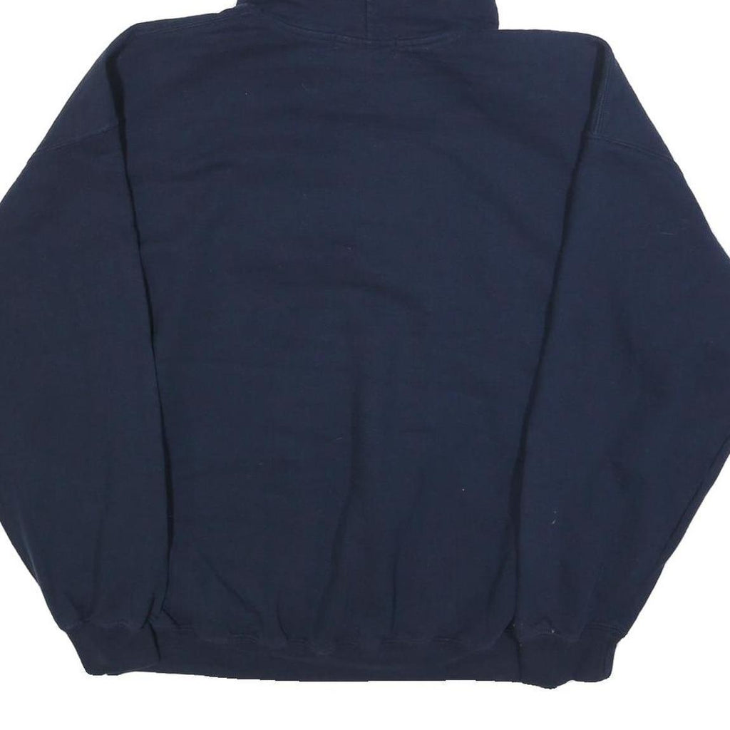 DUBWEAR CLOTHING Mens Navy Blue University Of Lethbridge Hoodie XL Cotton Blend