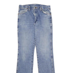 WRANGLER Mens Blue Regular Fit Straight Leg Denim W30 L36 Classic Zip Jeans