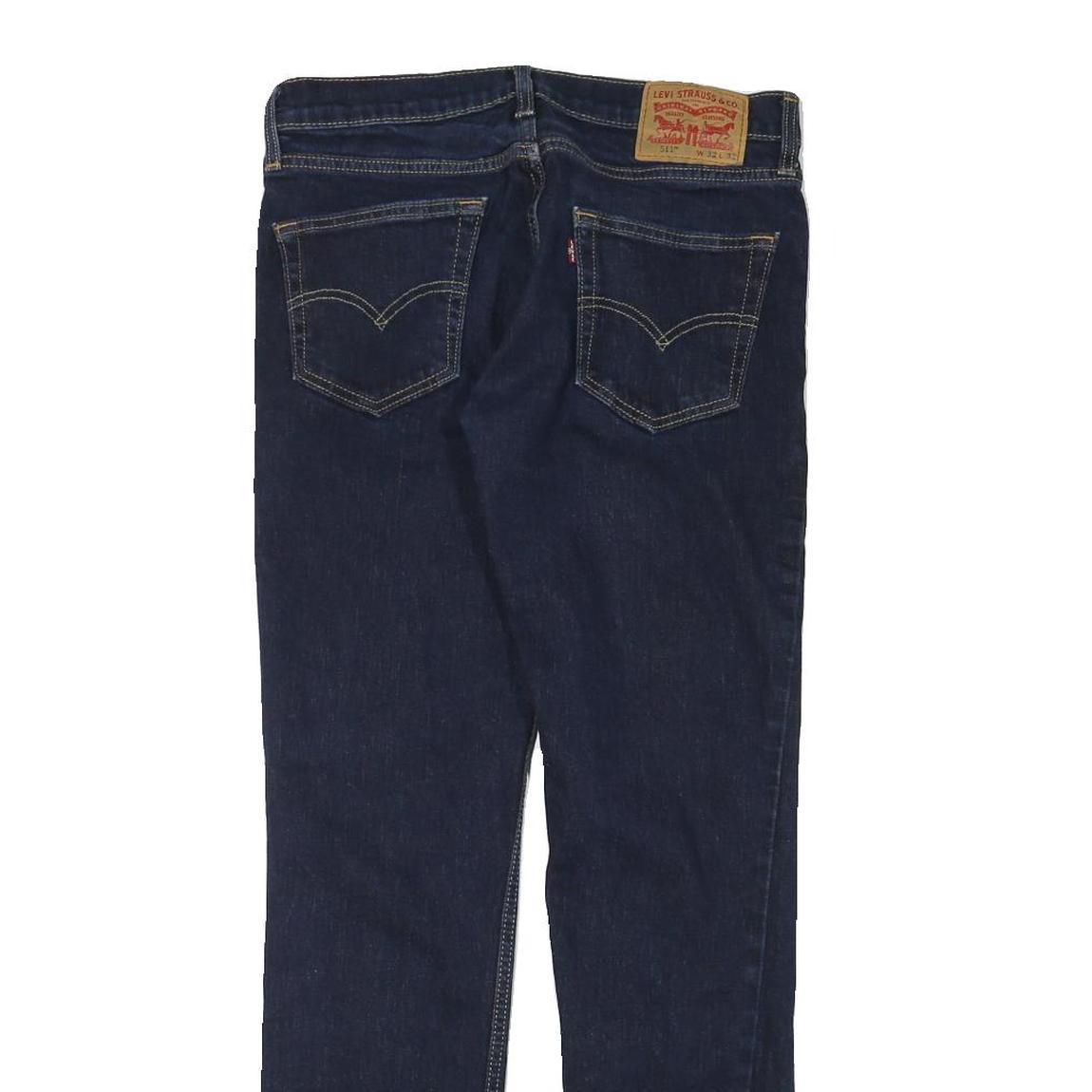 LEVI'S 511 Mens Jeans Blue Slim Skinny Denim Dark W30 L30 Classic Fit Zip