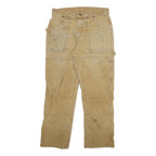 DICKIES Mens Jeans Beige Regular Straight Denim W32 L29 Workwear Utility