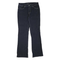 JP COLLECTION Womens Jeans Blue Regular Classic Denim Raw W32 L32 Zip Pockets