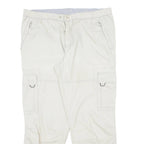 BPC COLLECTION Cargo Mens Trousers Cream Regular Straight W42 L31