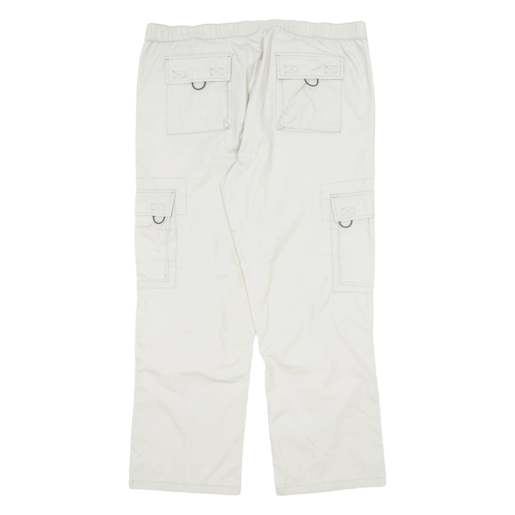 BPC COLLECTION Cargo Mens Trousers Cream Regular Straight W42 L31