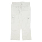 BPC COLLECTION Cargo Mens Trousers Cream Regular Straight W42 L31
