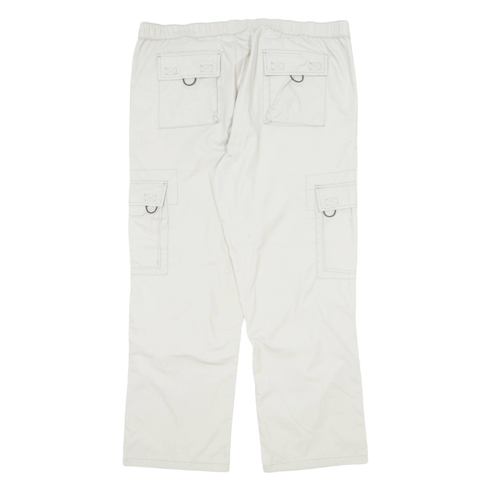 BPC COLLECTION Cargo Mens Trousers Cream Regular Straight W42 L31
