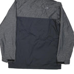 THE NORTH FACE Womens Grey & Black Outdoor Jacket XL Polyester Blend Zip Hooded