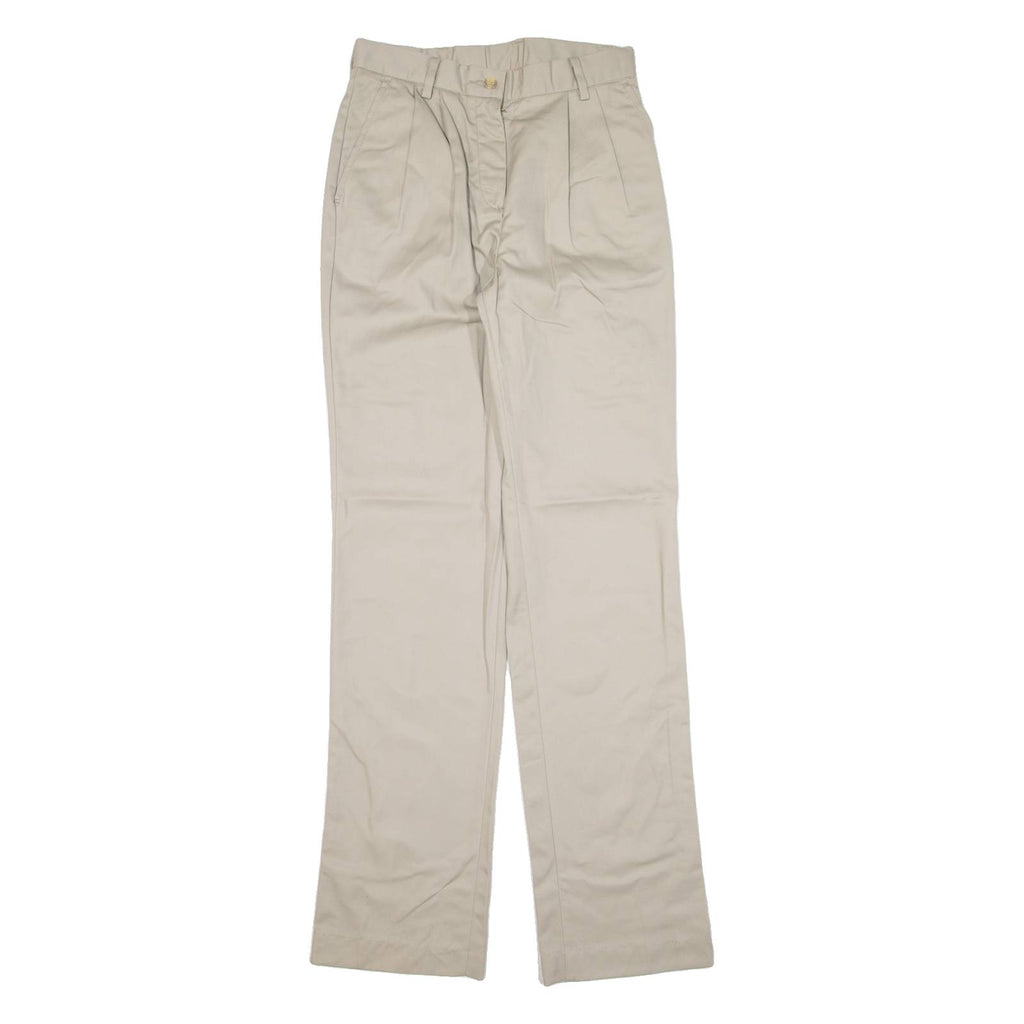 Womens Trousers Beige Regular Straight W27 L33