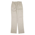 Womens Trousers Beige Regular Straight W27 L33
