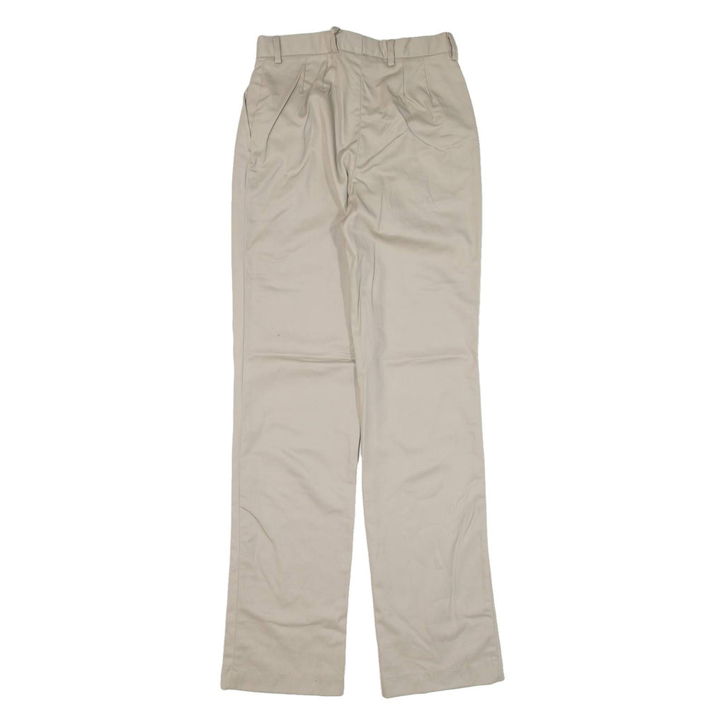 Womens Trousers Beige Regular Straight W27 L33