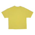 STUSSY Womens Yellow Graphic T-Shirt L Short Sleeve Crew Neck Casual Streetwear
