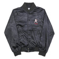 TRIMARK Womens Black Karate Team Bomber Jacket S Polyester Embroidered