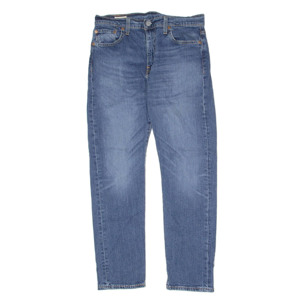 LEVI'S 502 Jeans BIG E Mens Blue Regular Tapered Stone Wash W30 L30