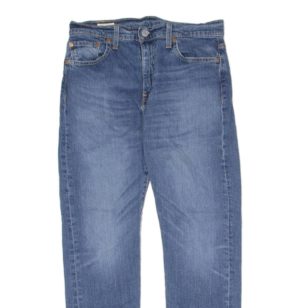LEVI'S 502 Jeans BIG E Mens Blue Regular Tapered Stone Wash W30 L30