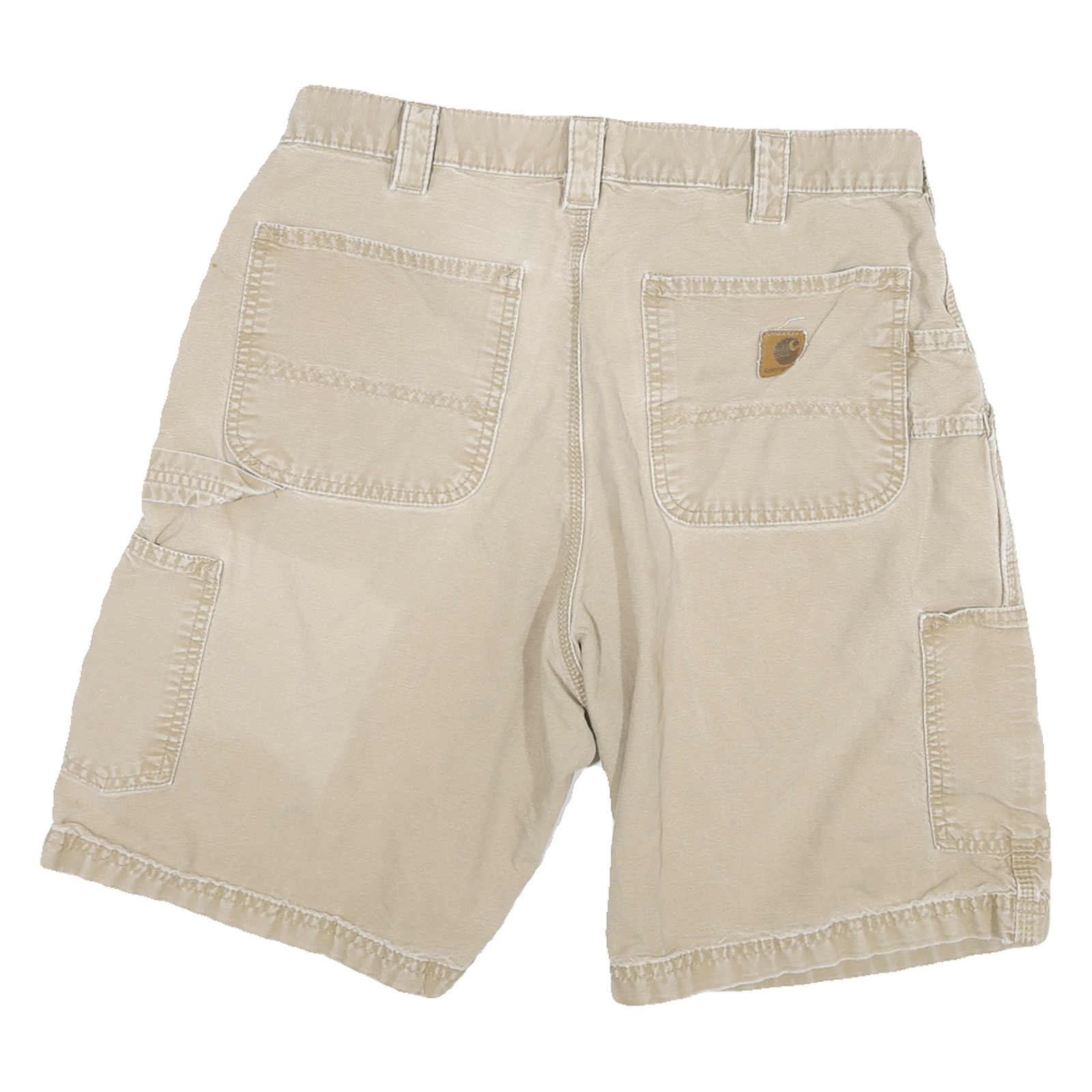 CARHARTT Mens Shorts Beige Cargo L W30 Workwear Durable Cotton Blend