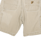 CARHARTT Mens Shorts Beige Cargo L W30 Workwear Durable Cotton Blend