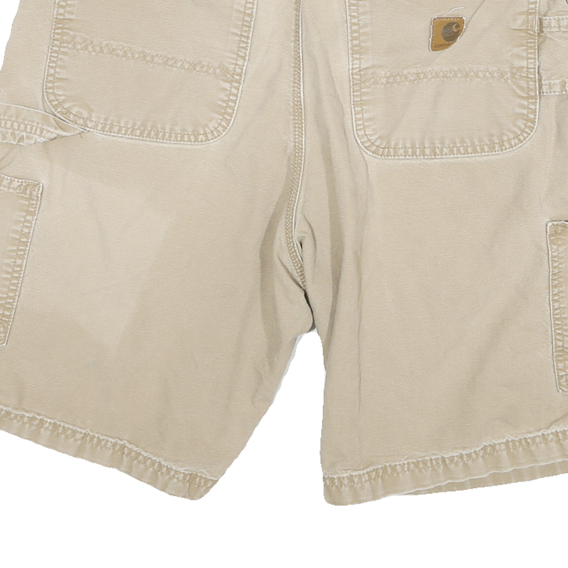 CARHARTT Mens Shorts Beige Cargo L W30 Workwear Durable Cotton Blend
