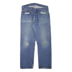 LEVI'S 501 Mens Jeans Blue Regular Straight Denim Medium W32 L27 Classic Fit