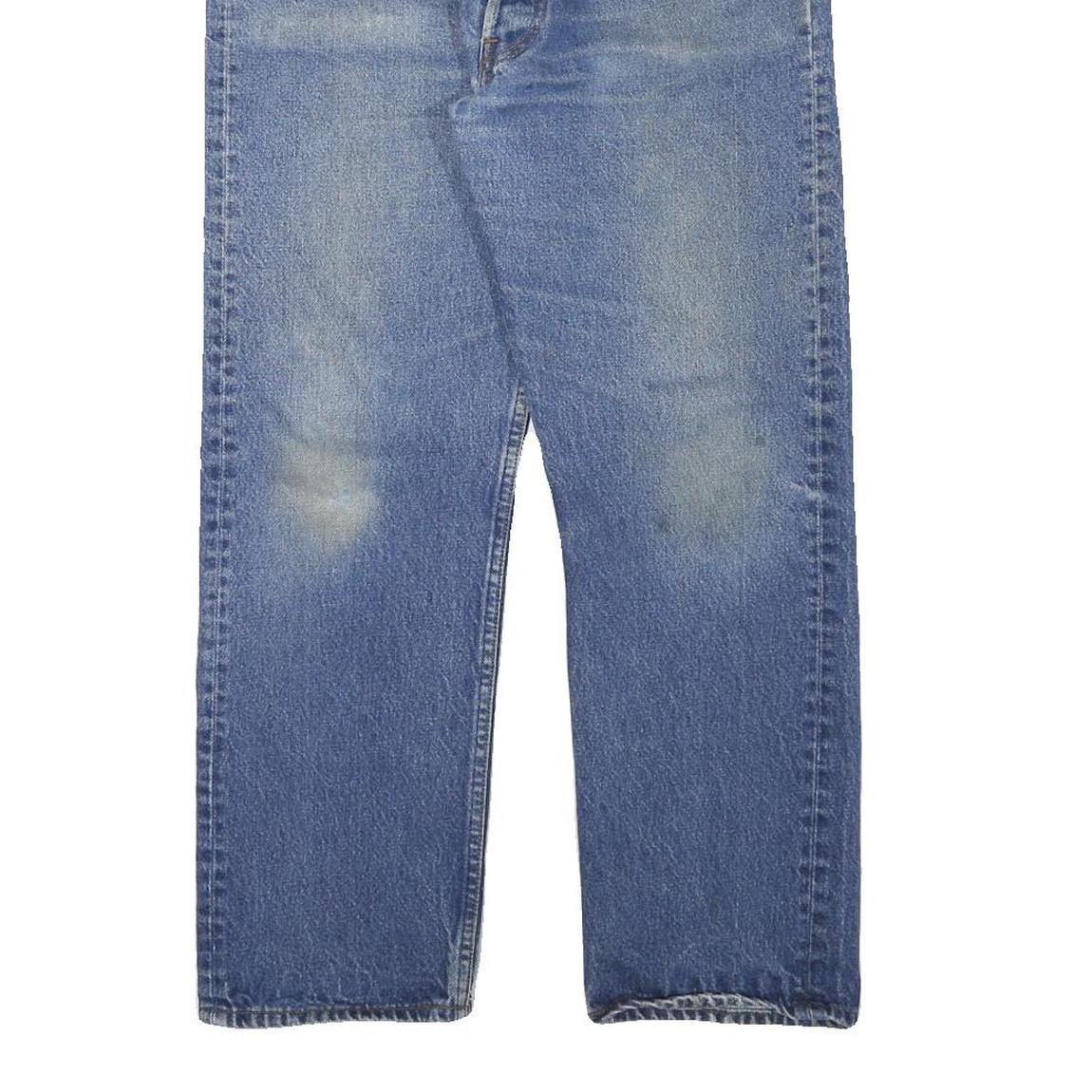 LEVI'S 501 Mens Jeans Blue Regular Straight Denim Medium W32 L27 Classic Fit