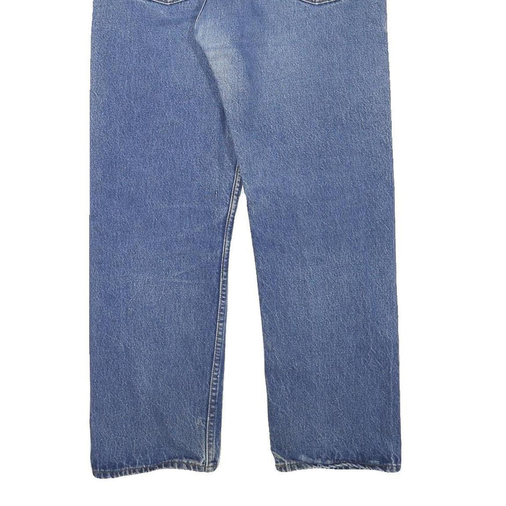 LEVI'S 501 Mens Jeans Blue Regular Straight Denim Medium W32 L27 Classic Fit