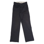 DICKIES 874 Workwear Mens Twill Trousers Black Classic Straight W26 L30