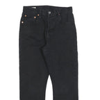 LEVI'S 501 BIG E Womens Jeans Black Regular Straight Denim W27 L26 Classic Fit