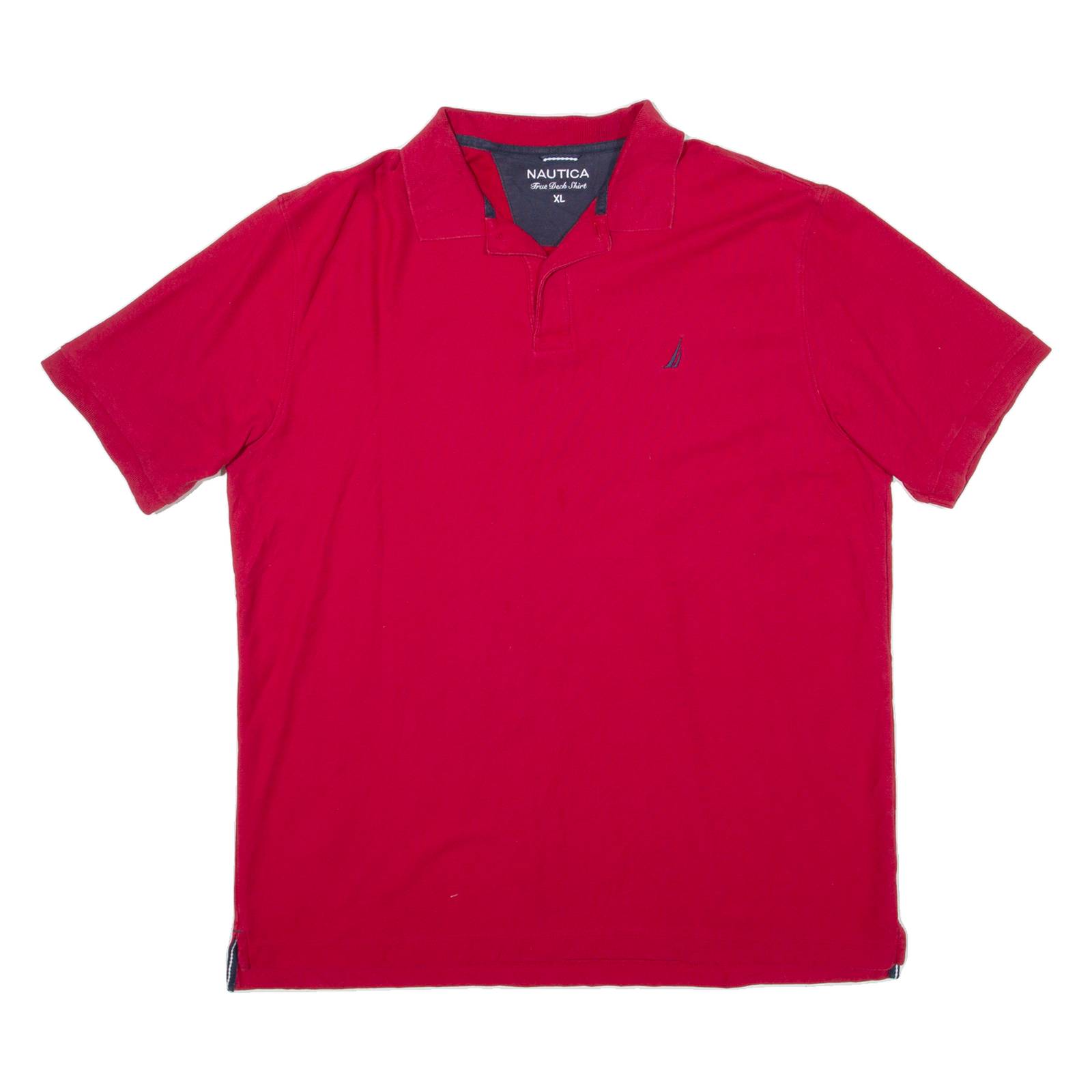 NAUTICA Mens Polo Shirt Red XL