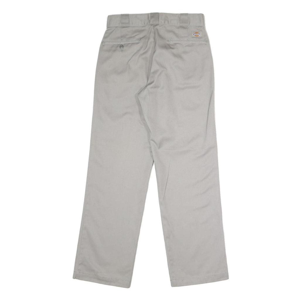 DICKIES Mens Polyester Blend Stone Regular Straight Trousers W30 L30 Workwear