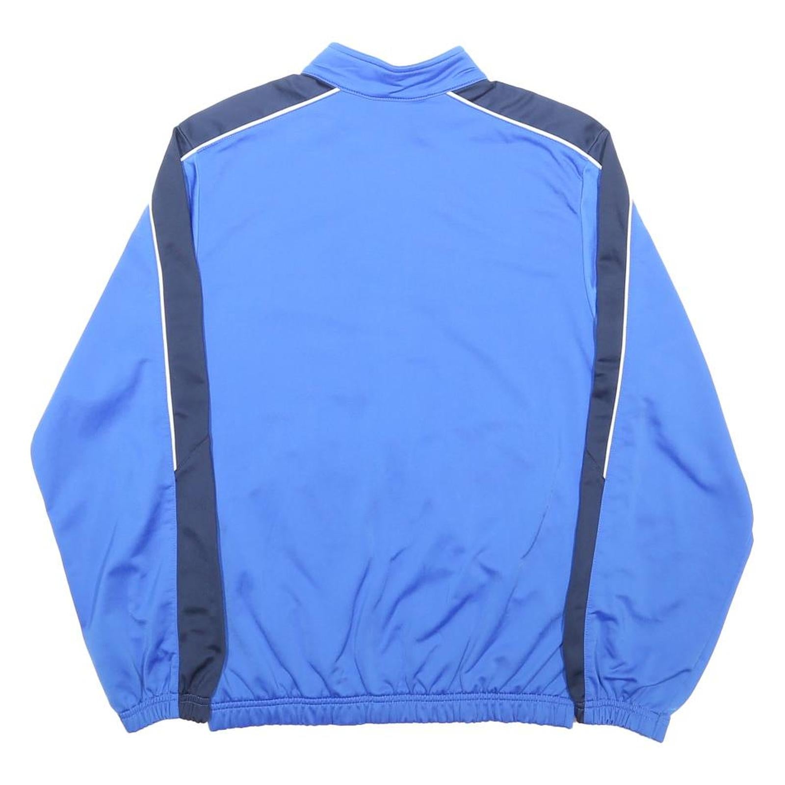 NIKE Boys Blue & Navy Zip Front Polyester Sports Jacket XL Track Top