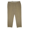 BURBERRY Mens Cotton Regular Beige Straight Trousers W38 L31 Classic Zip Pocket