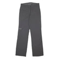 JACK WOLFSKIN Womens Grey Regular Fit Straight Leg Trousers W28 L30 Outdoor Zip