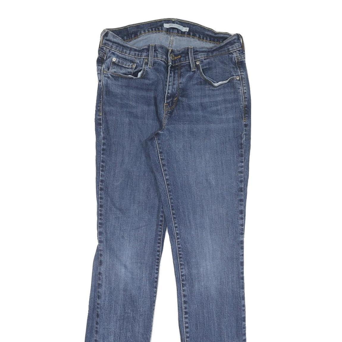 LEVI'S 505 Womens Jeans Blue Regular Straight Denim Medium W28 L32 Classic Fit