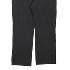 DICKIES Mens Black Cotton Blend Regular Straight Trousers W38 L27 Workwear Zip