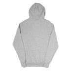 ELLESSE Womens Grey Hoodie UK 12 Cotton Blend Pullover Casual Sweatshirt