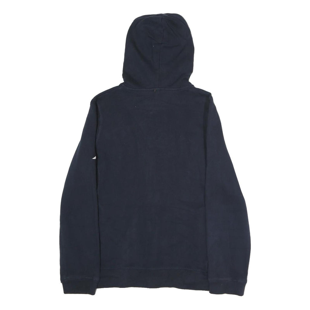 NAUTICA Mens Navy Blue Full Zip Hoodie XL Cotton Casual Sweatshirt