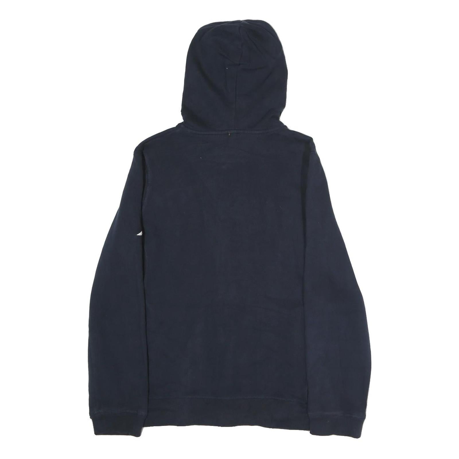 NAUTICA Mens Navy Blue Full Zip Hoodie XL Cotton Casual Sweatshirt