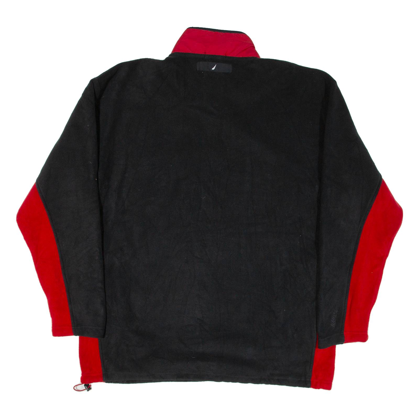 NAUTICA Pullover Mens Fleece Jacket Black 2XL