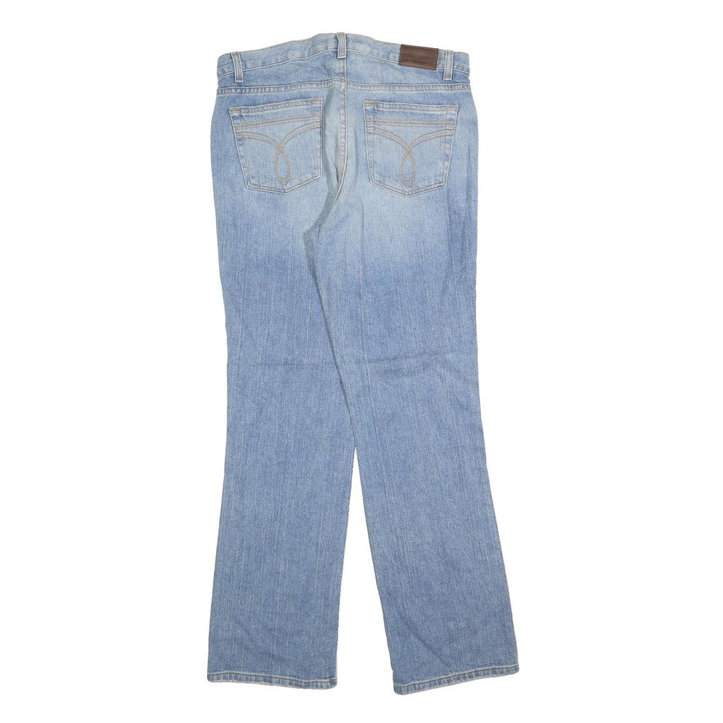 CALVIN KLEIN JEANS Womens Regular Fit Light Blue Denim Jeans W34 L32 Classic