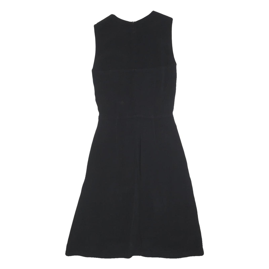 BY MALENE BIRGER Womens Black & Silver Sleeveless Day Woven Dress XS Elegant Fit
