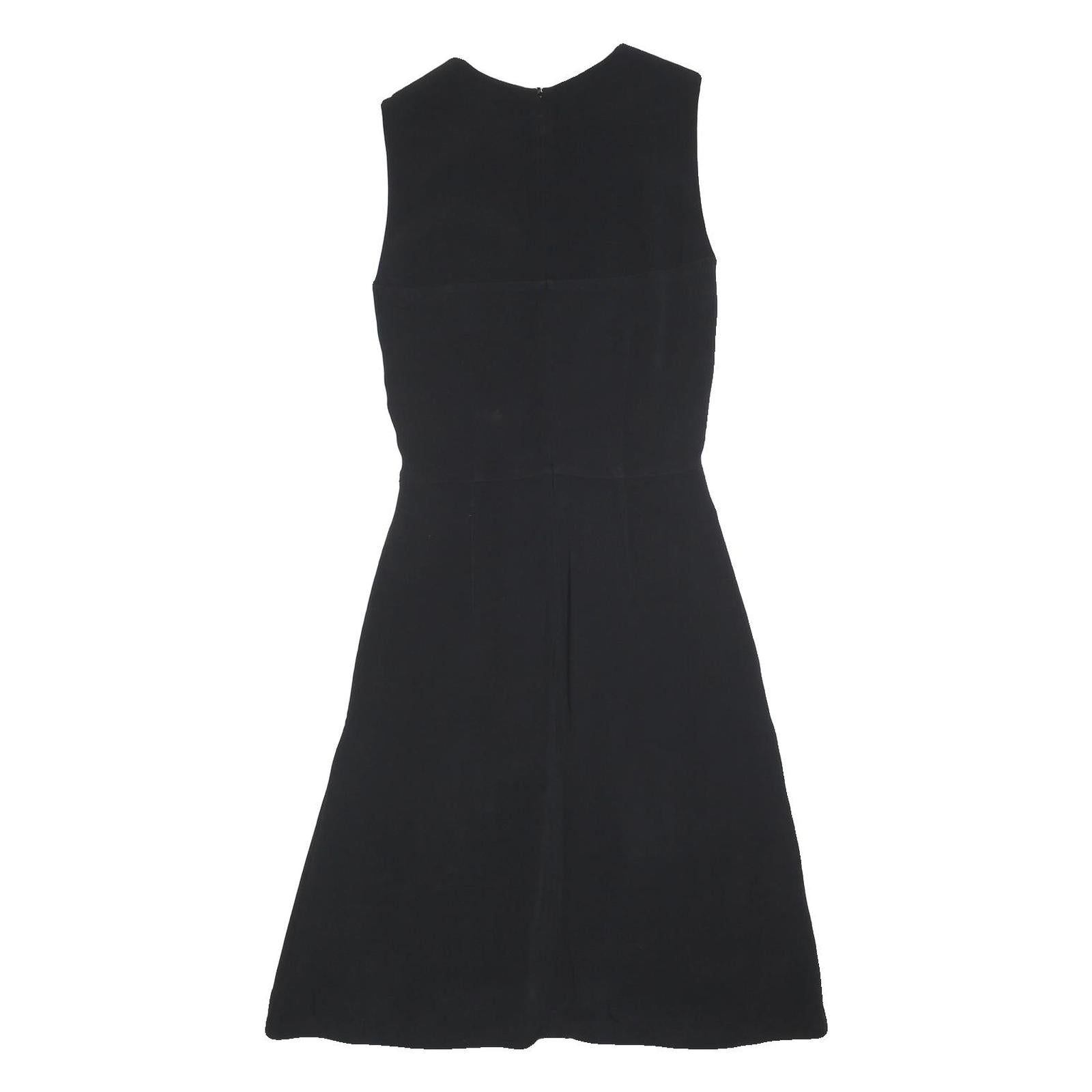 BY MALENE BIRGER Womens Black & Silver Sleeveless Day Woven Dress XS Elegant Fit