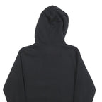 ADIDAS Mens Black Hoodie S Trefoil Logo Cotton Pullover Casual Sweatshirt