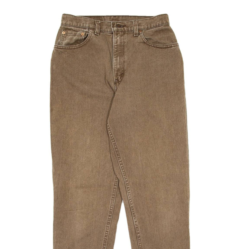 LEVI'S 16551-0246 Made In USA Womens Jeans Brown Mom 90s W27 L30