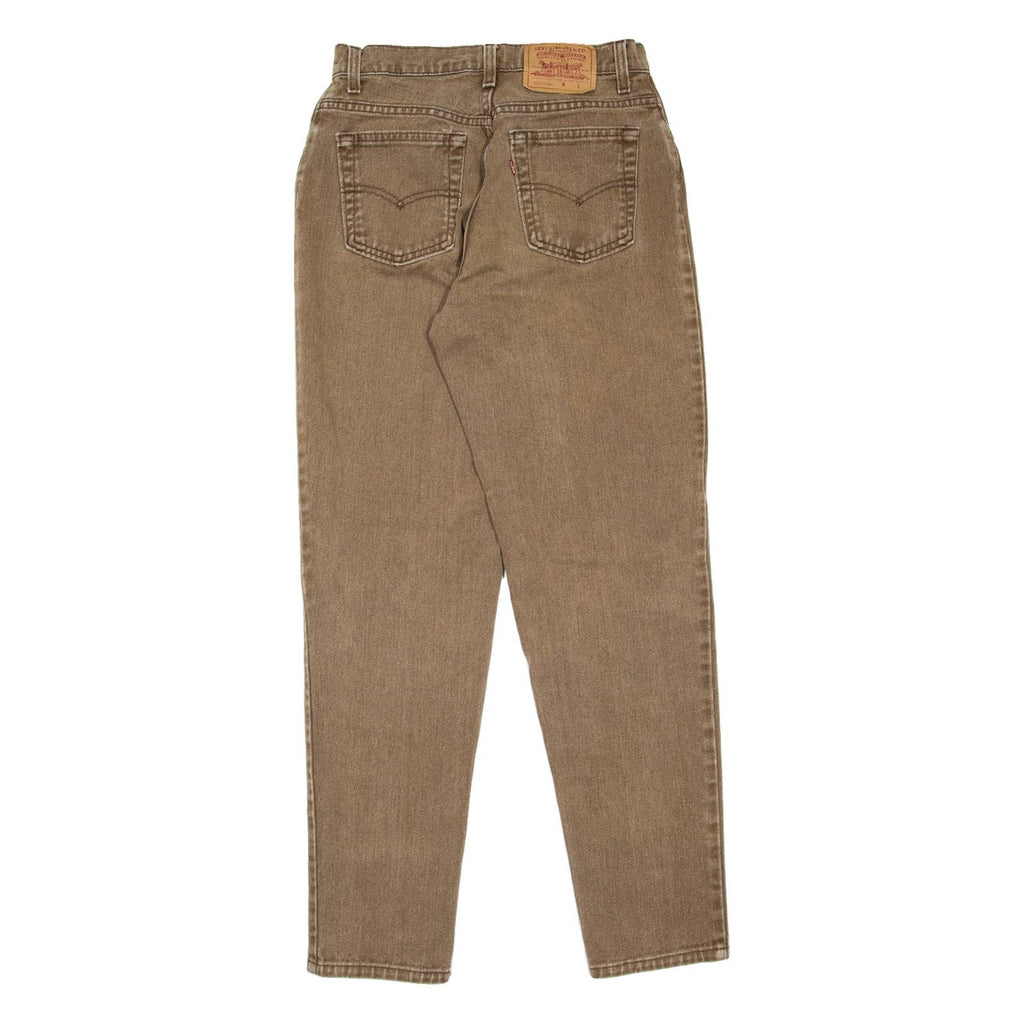 LEVI'S 16551-0246 Made In USA Womens Jeans Brown Mom 90s W27 L30