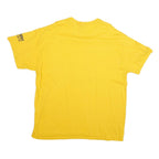 GILDAN Mens Yellow Playoff Basketball Graphic T-Shirt XL Short Sleeve Crew Neck